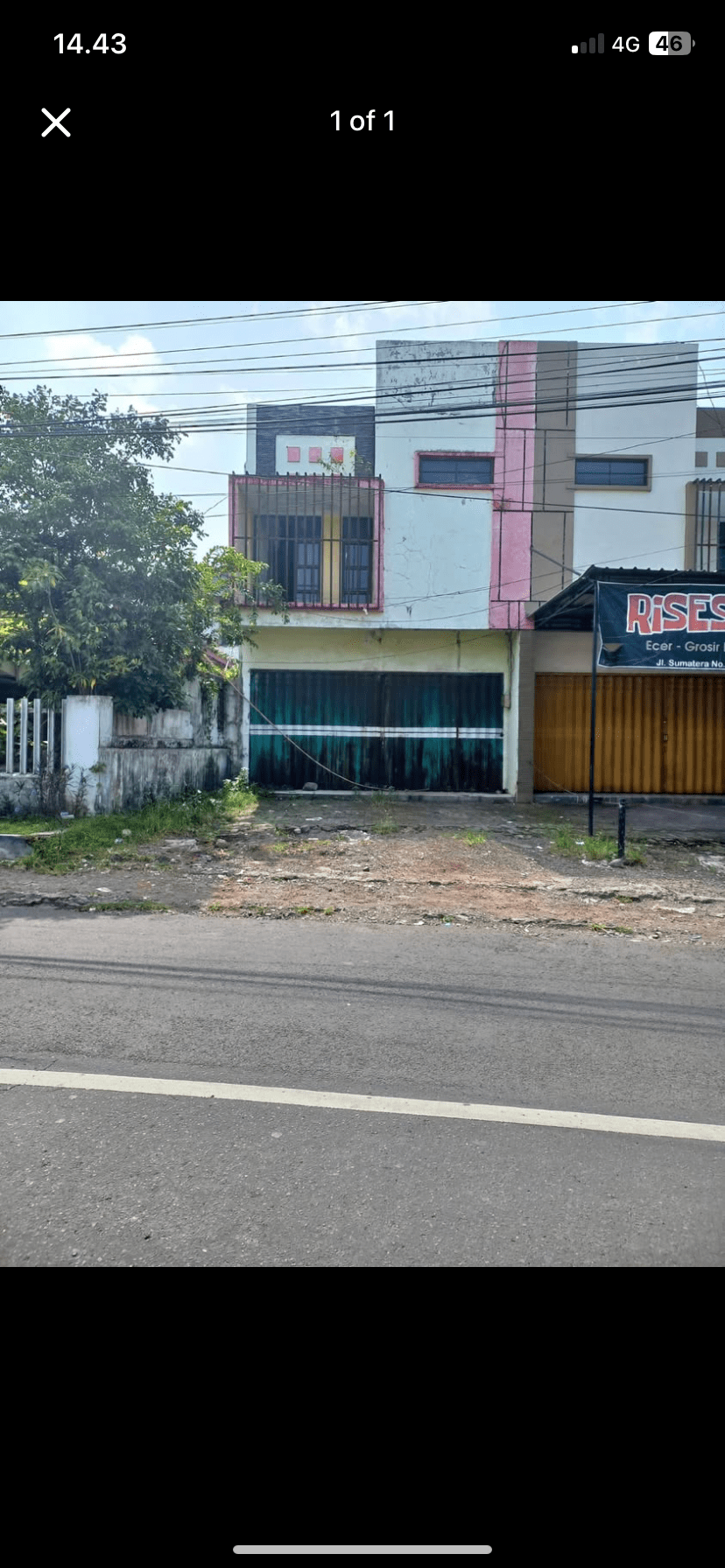 Dijual cepat ruko dekat kampus, Jalan Sumatra